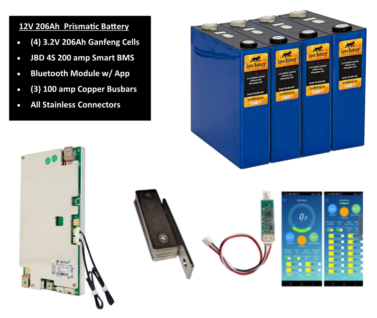 JBD BMS (Battery Management System ) 12V 4S with Bluetooth