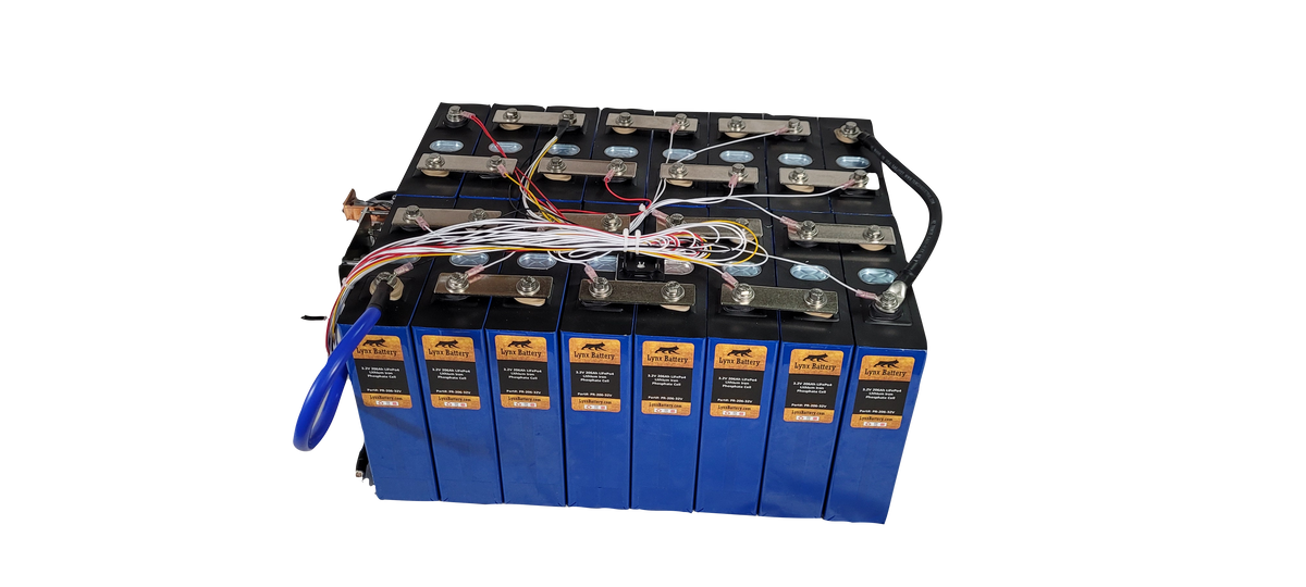 36V 200Ah Lithium Iron Phosphate (LiFePO4) Battery with 150A BMS – Lynx  Battery