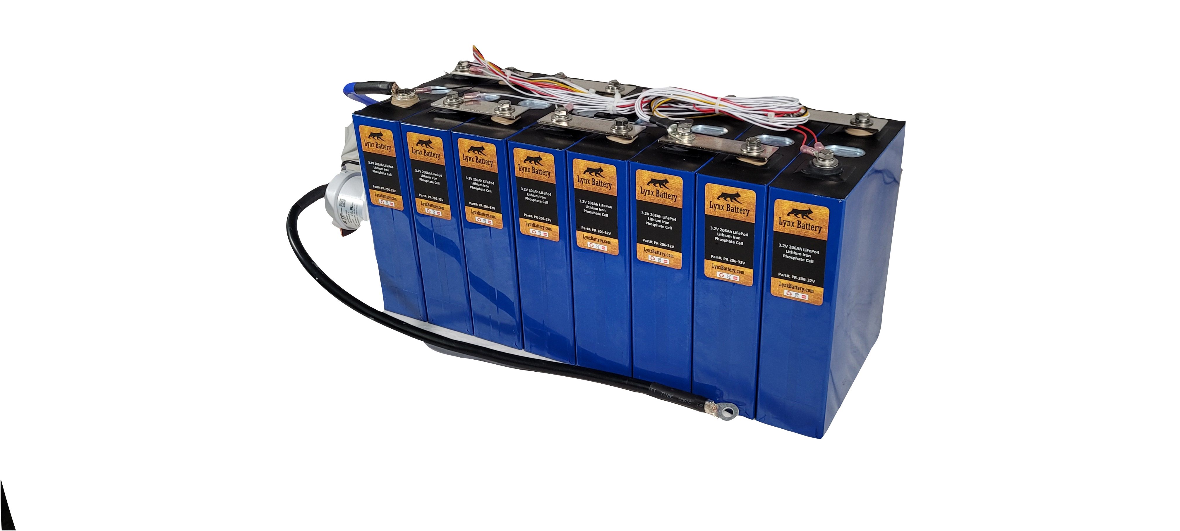 48V 200Ah Lithium Iron Phosphate Prismatic Battery - Bluetooth 200A BMS – Lynx  Battery