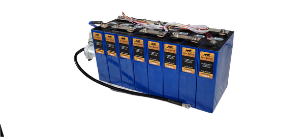Lynx Battery 24V 200Ah Lithium Iron Phosphate Prismatic Battery with Programmable Smart Bluetooth 200A BMS and Cold Temp Cutoff