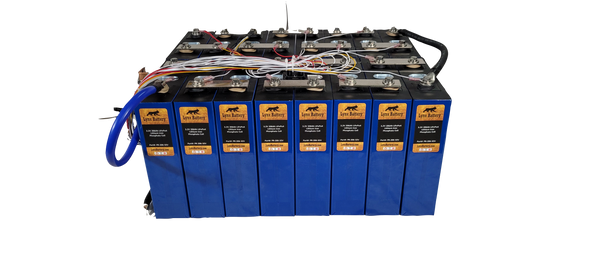 Lynx Battery 48V 200Ah Lithium Iron Phosphate Prismatic Battery with Programmable Smart Bluetooth 200A BMS and Cold Temp Cutoff