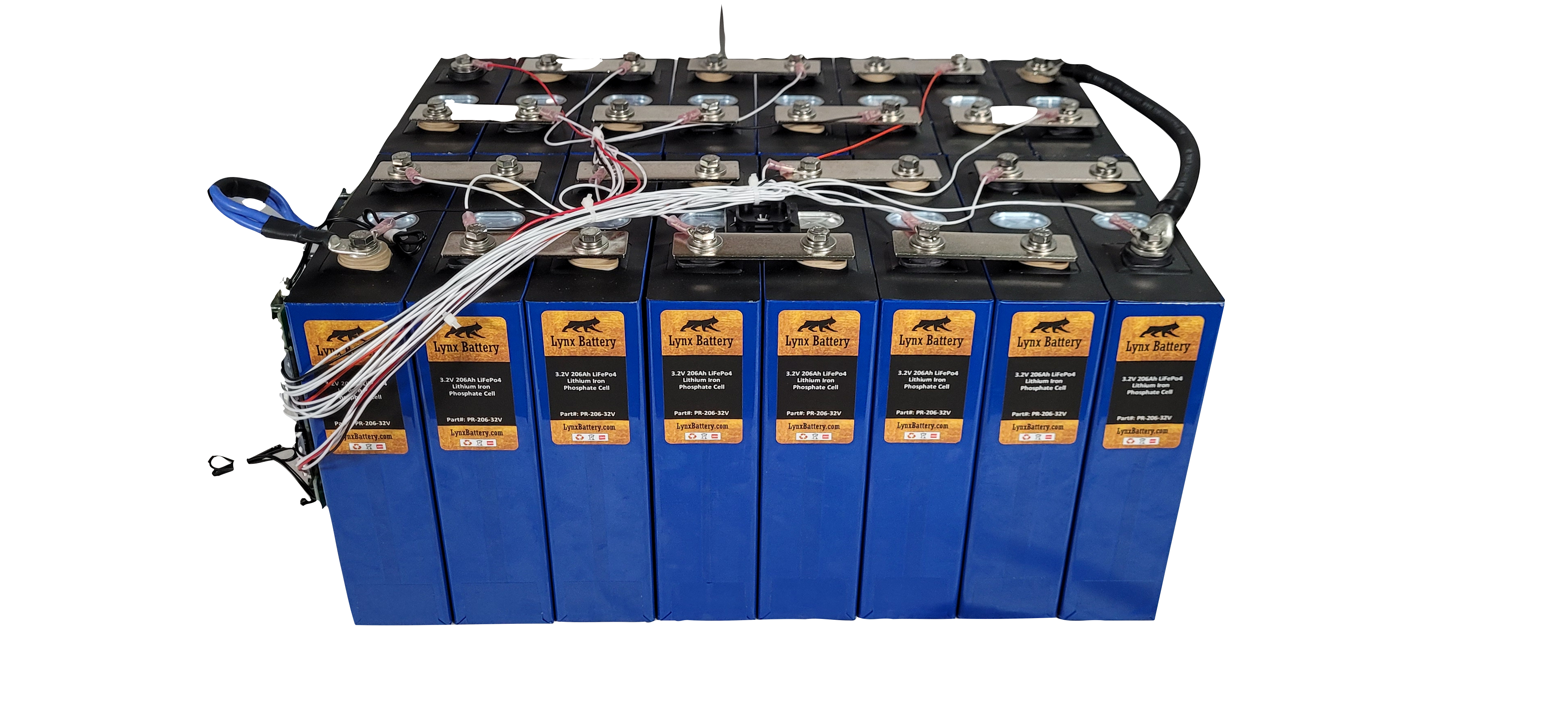 48V 200Ah Lithium Iron Phosphate (LiFePO4) Battery with 200A BMS