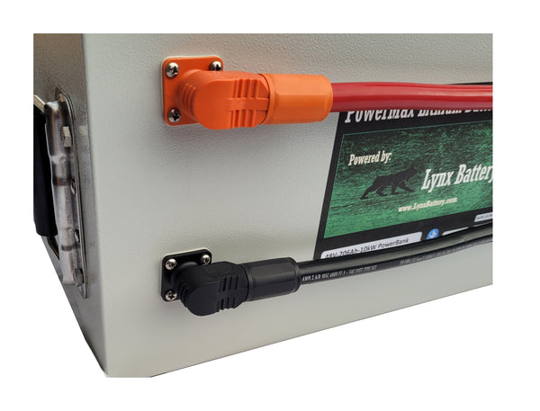 Lynx Battery 48V 200AH Lithium Iron Phosphate LiFePO4 PowerMax Battery, Cased, with Smart BMS, Bluetooth, Cold Temp Cut Off
